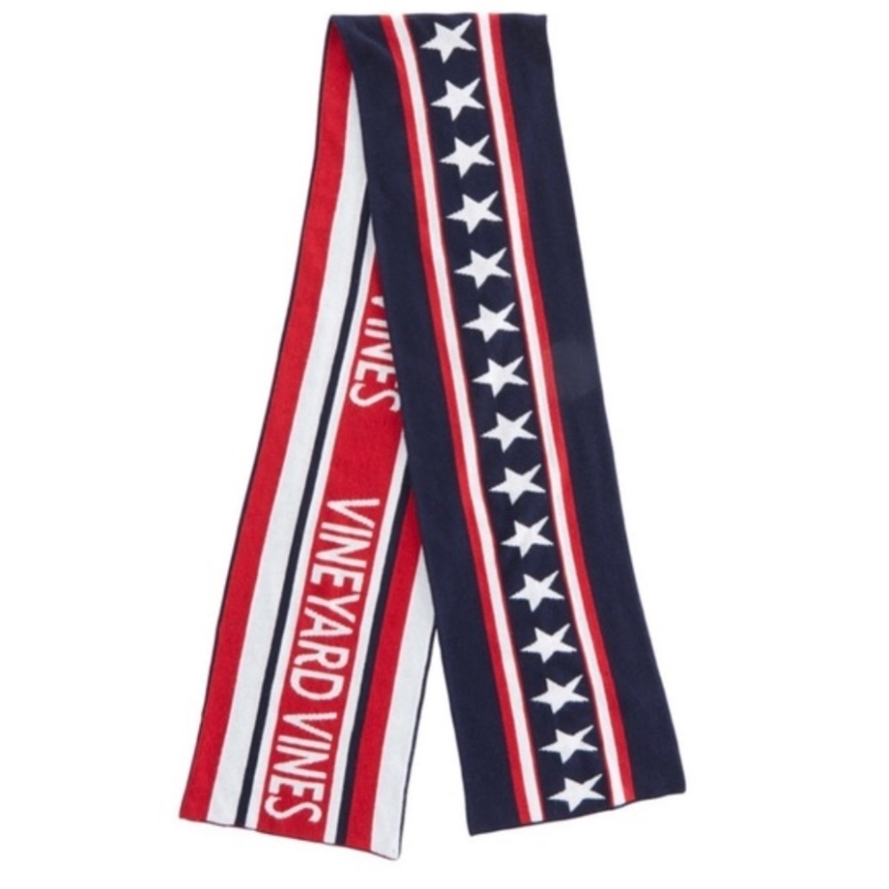 NWT Vineyard‎ Vines Boys Red Blue Scarf